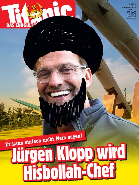 Er kann einfach nicht Nein sagen! Jürgen Klopp wird Hisbollah-Chef (11/2024)